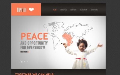 Charity Organization Drupal Template