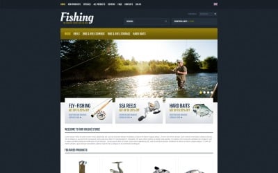 Fishing Expert ZenCart Template