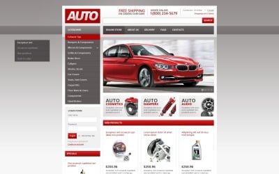 Auto Spares VirtueMart Template