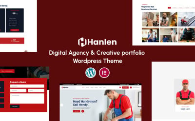 Hanlen - Tema de Wordpress para servicios y reparaciones de personal de mantenimiento