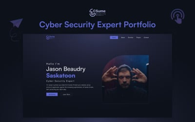 Csume V3: Expert Cyber Security Elementor Template