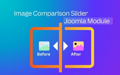 Módulo Joomla de control deslizante de comparación de imágenes