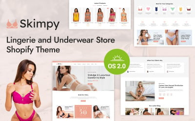 Skimpy – Bikini-, fehérnemű- és fürdőruhabolt Shopify 2.0 reszponzív téma