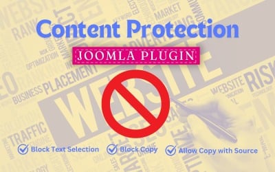 Plugin de protección de contenido para Joomla