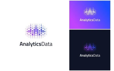 Analytics Data Digital Logo