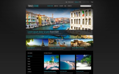 Travel Store VirtueMart Template