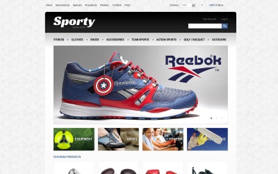 Sportif ZenCart Şablonu