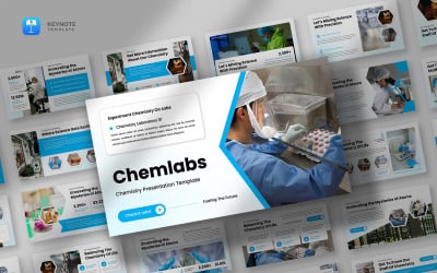 Chemlabs - Plantilla de presentación de Keynote para el laboratorio de química