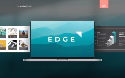 Edge PowerPoint-presentatiesjabloon