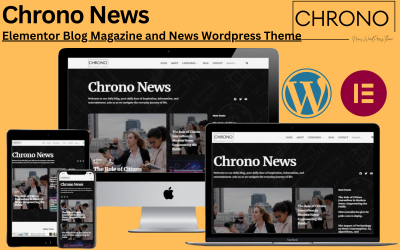 Chrono News – Elementor Blog Magazin és Hírek WordPress téma