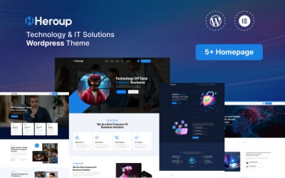 Heroup - Tema de Wordpress para soluciones de tecnología y TI