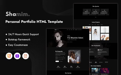 Shamim – Personal Portfolio Website Template