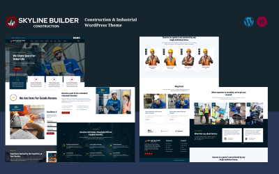 Skyline - Construction &amp;amp; Industrial Services WordPress Theme