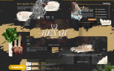 Rexar - Tattoo Studio Googleslide šablony