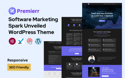 Premier - розкрита тема WordPress Spark Marketing Marketing