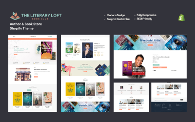 The Literary Loft - Autores e livraria Shopify Theme