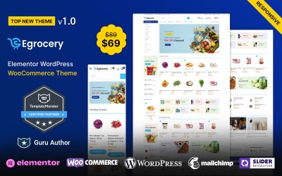 eGrocery - Thème WordPress WooCommerce pour épiceries et magasins d&amp;#39;alimentation