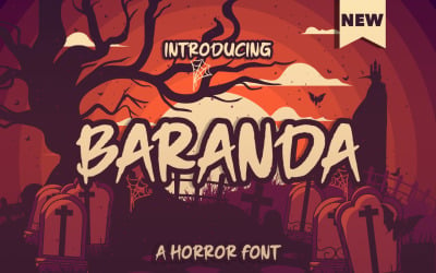 Baranda a Horror Premium Font