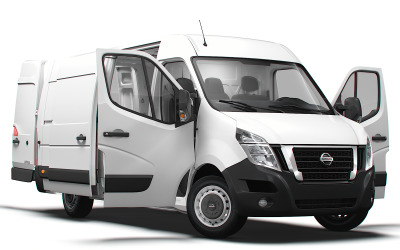 Wnętrze Nissan NV400 Van L3H2 RWD 2021