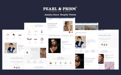 Pearl &amp;amp; Prism - Juwelierszaak Shopify-thema