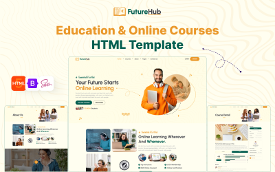 FutureHub – Szablon witryny internetowej HTML5 dla kursów i edukacji online