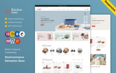 Stoviglie - Cucina, elettrodomestici e stoviglie Tema WooCommerce multiuso reattivo