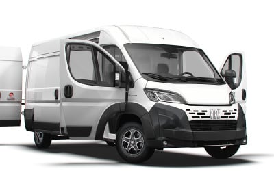 Fiat e Ducato Van L3H2 HQ Interiör 2025