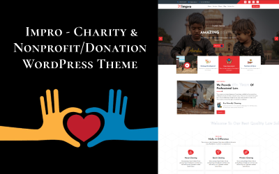 Impro - Charity &amp;amp; Nonprofit/Donation WordPress Theme