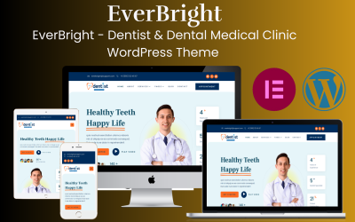 EverBright - Dentist &amp;amp; Dental Medical Clinic WordPress Theme