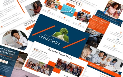 Modèle PowerPoint polyvalent sur l&amp;#39;éducation moderne