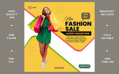 Fashion Sale Social Media Trmplate