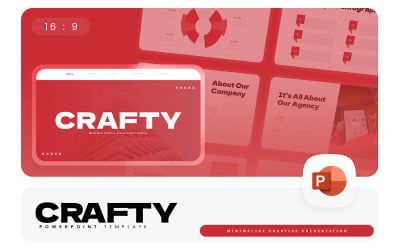 Crafty – Modèle PowerPoint créatif minimaliste