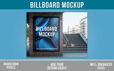 Een billboard-mockup voor reclame