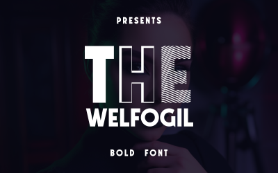 The Welfogil 3 Style Futuristic Font