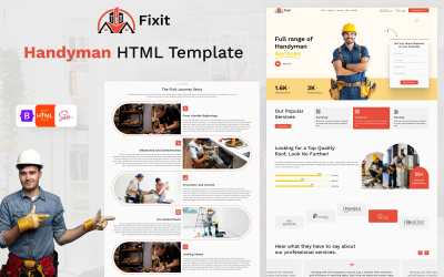 Fixit - Handyman Repair Services HTML-mall