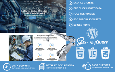 Steelify – Steelworks WordPress téma