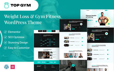 Topgym – Motyw WordPress do odchudzania i fitnessu na siłowni