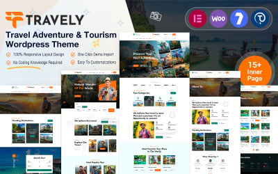 Travely – Reise-, Abenteuer- und Tourismus-WordPress-Theme