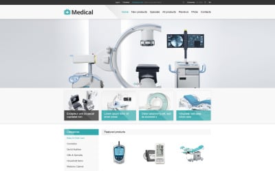 Plantilla ZenCart de tienda médica