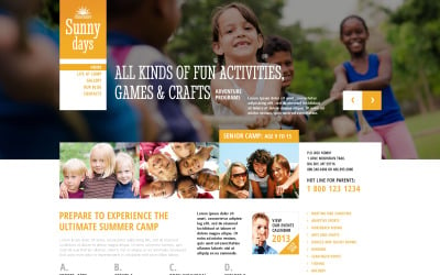 Summer Camp 响应 WordPress Theme