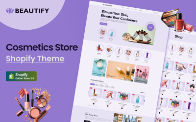 Beautify - Skin Care &amp;amp; Cosmetics Store Shopify Theme