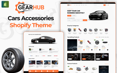 Gearhub Auto — автозапчасти, автомобильные аксессуары и тема Shopify