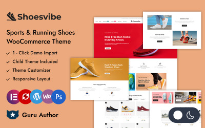 Shoesvibe – Sport- und Laufschuhe Elementor WooCommerce Responsive Theme