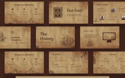 History Lesson Keynote Template