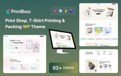 Printboss - Print Shop T-Shirt, Printing &amp;amp; Packing WordPress Theme