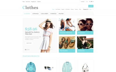 Summer Clothing ZenCart Template