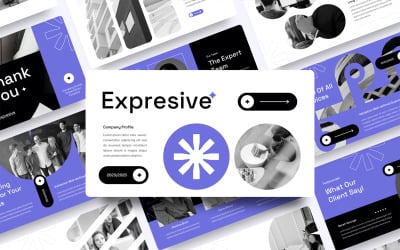 Expresive - Creative Company Profile PowerPoint Template