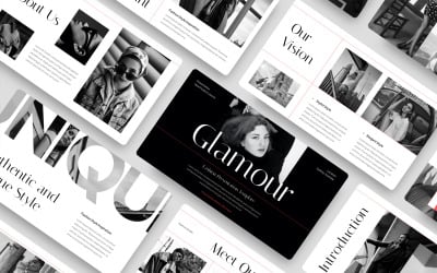 Glamour -  Fashion Google Slide Template