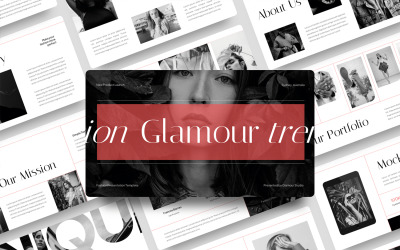 Glamour - Szablon programu PowerPoint o modzie