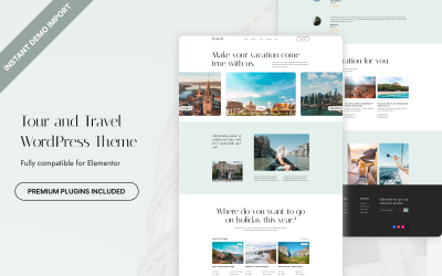 Travely - Tour &amp;amp; Travel WordPress Theme